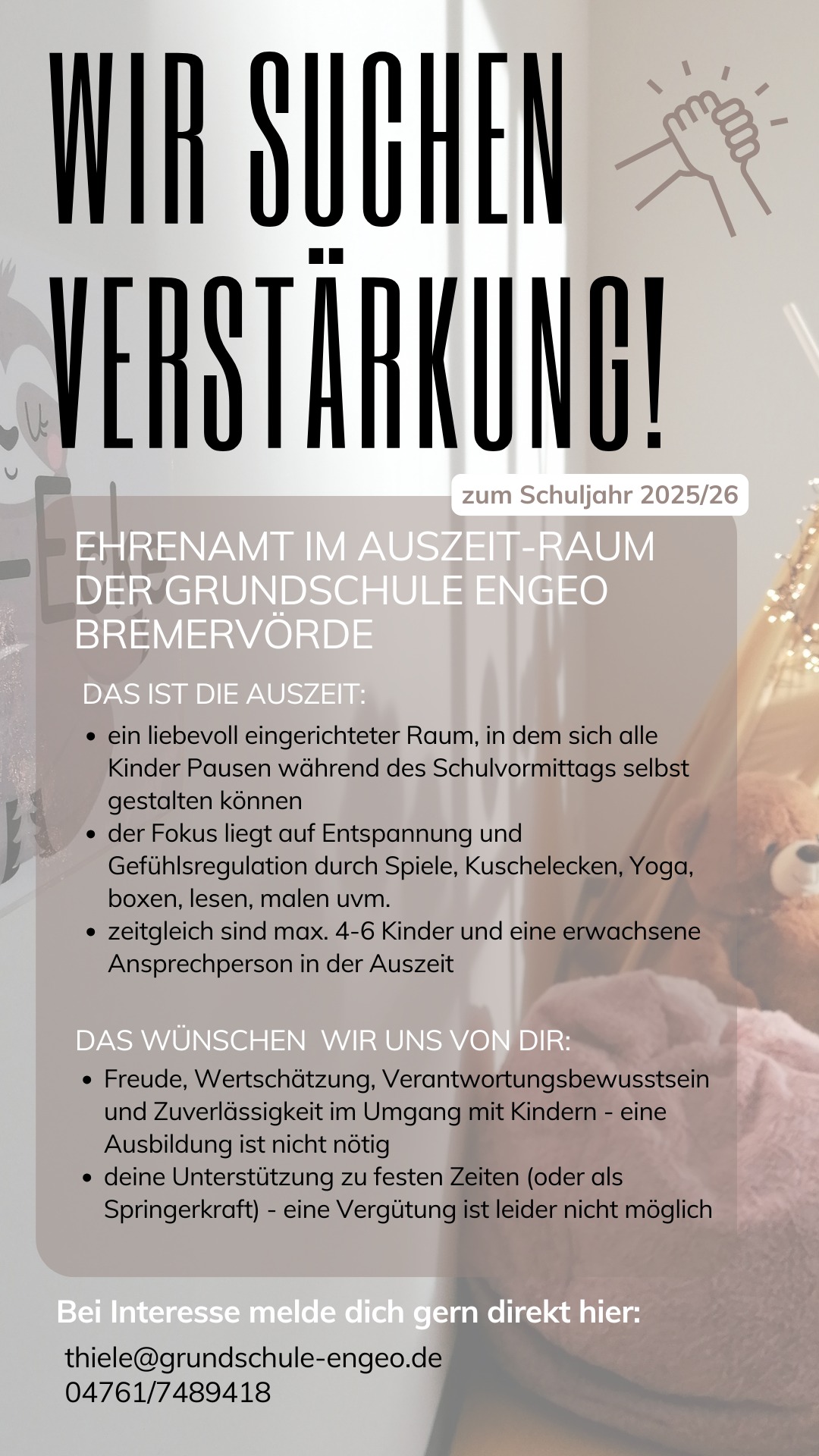Ausschreibung Ehrenamt Auszeit2025